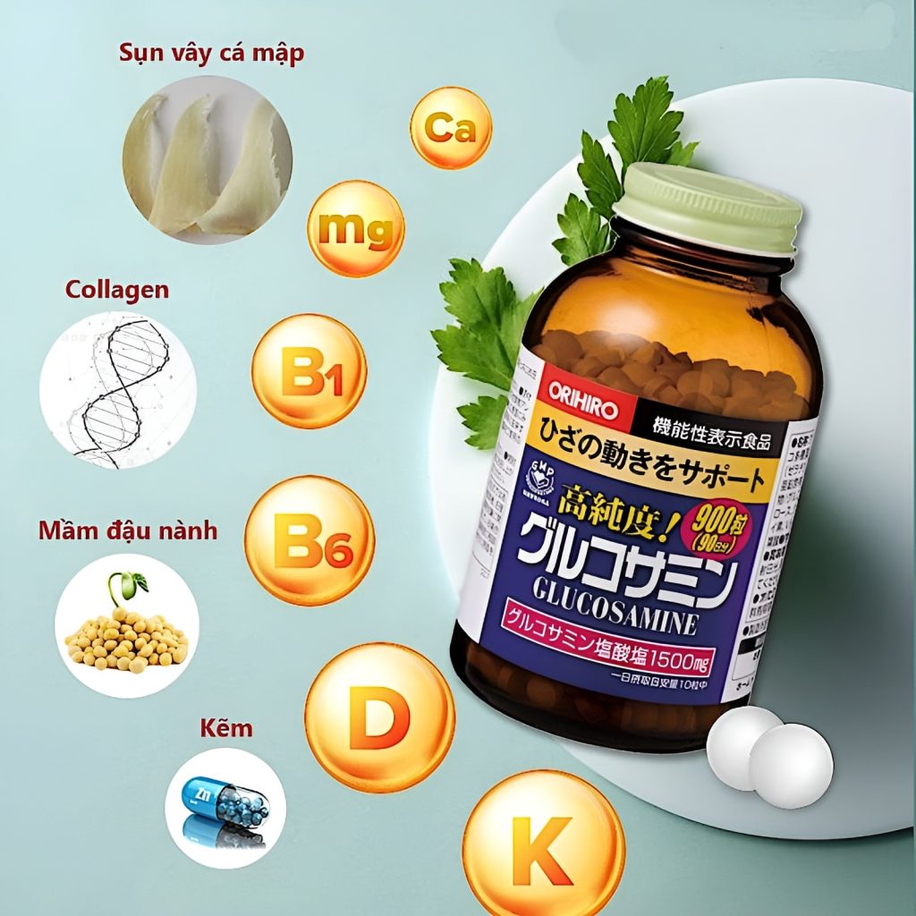 vien-uong-bo-xuong-khop-glucosamine-orihiro-900-vien-michiko.vn