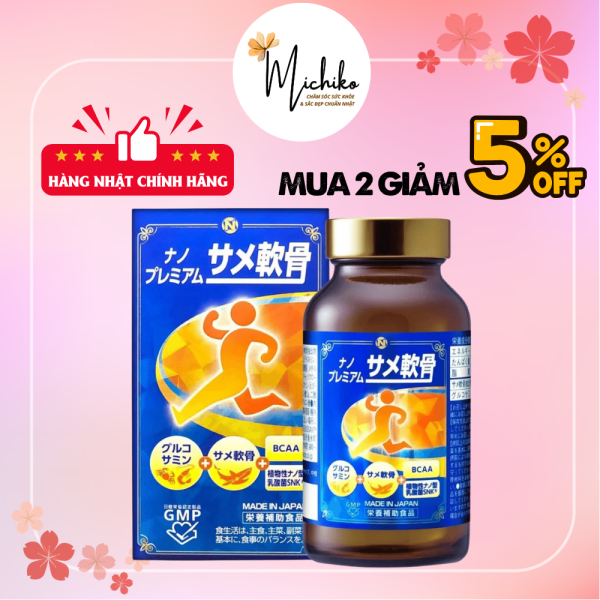 Sụn Vi Cá Mập Nano Premium Nichiei Bussan Nhật Bản Michiko.vn