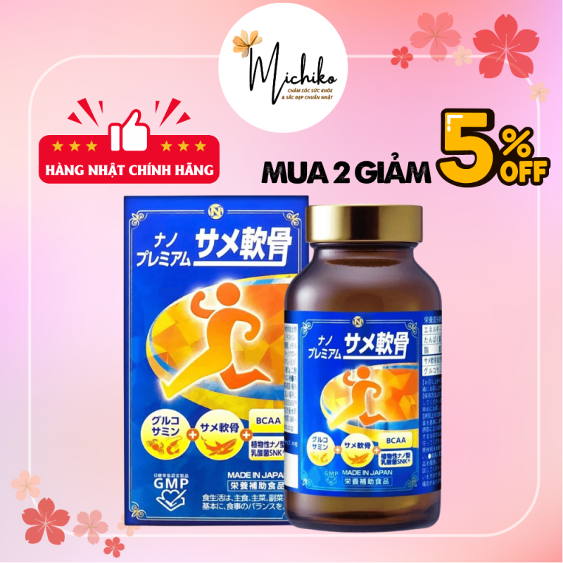 Sụn Vi Cá Mập Nano Premium Nichiei Bussan Nhật Bản Michiko.vn