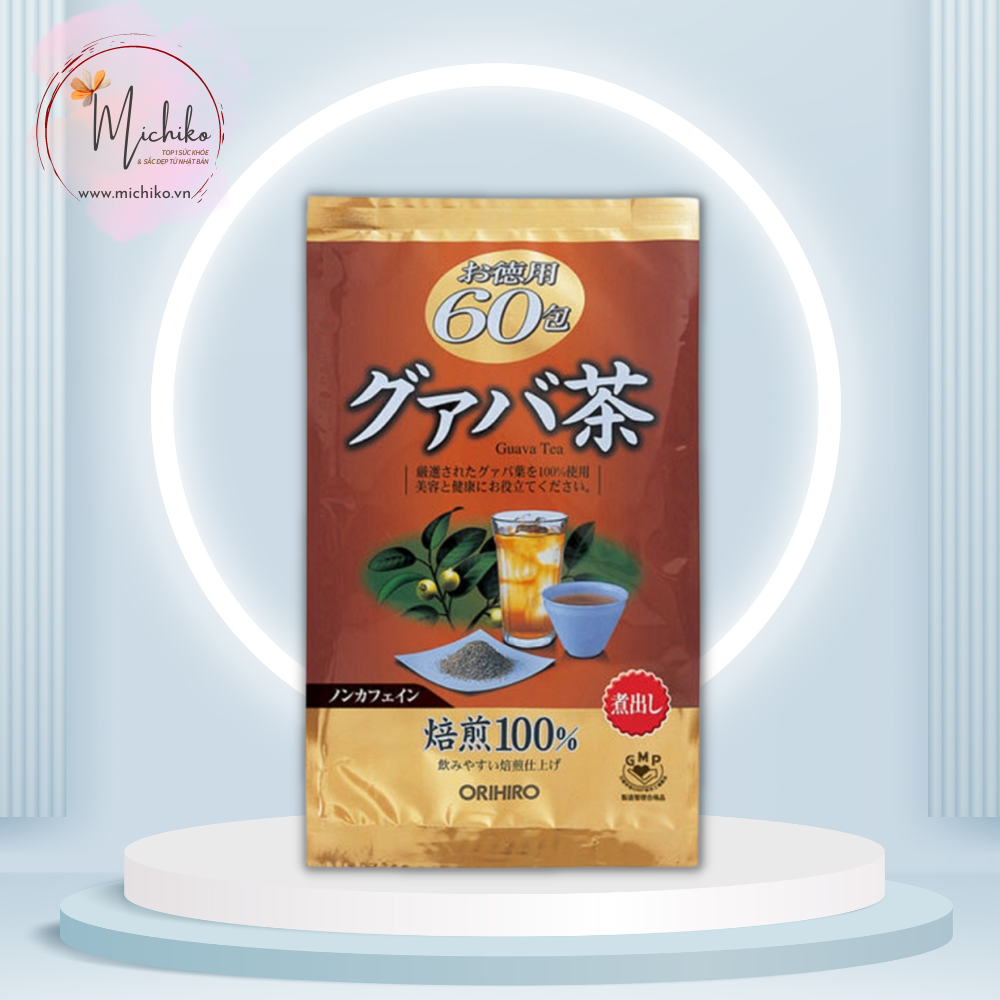 Trà giảm cân tinh chất lá ổi Orihiro Guava Nhật Bản 60 gói