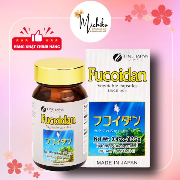 Viên uống Tảo Okinawa Fine Japan fucoidan Nhật Bản Michiko.vn