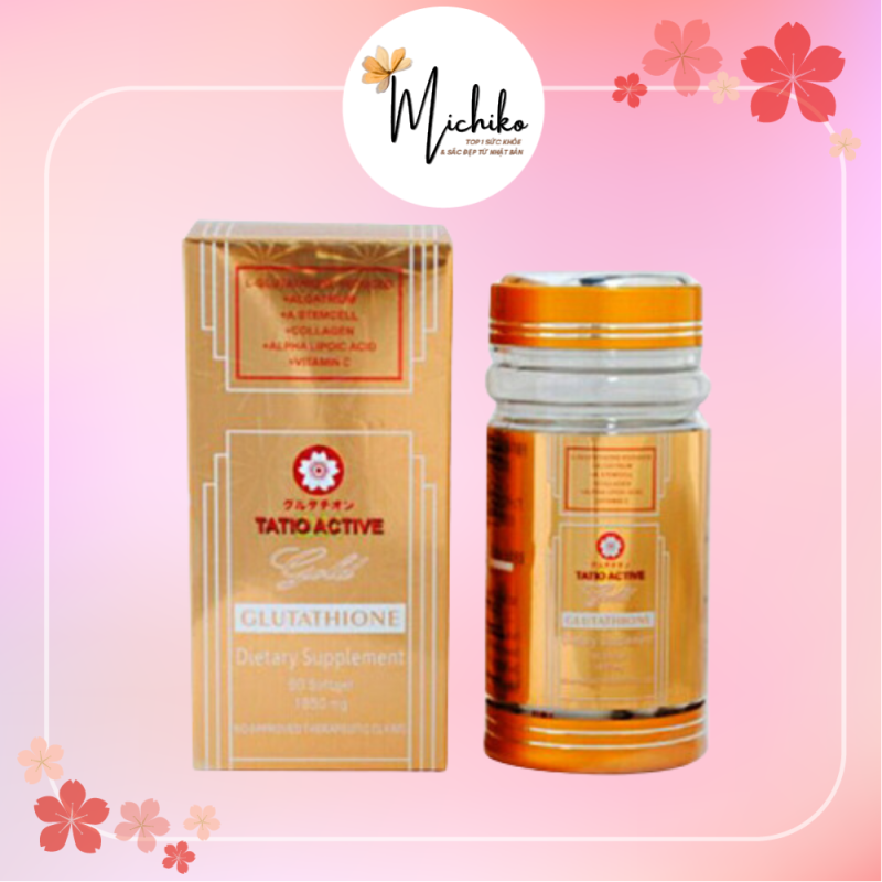 vien-uong-trang-da-tatio-active-gold-glutathione-1850mg-nhat-ban-60-vien-michiko.vn