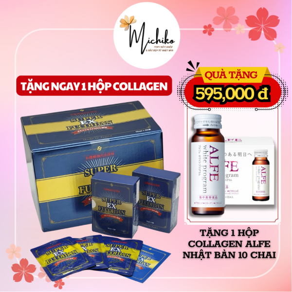 Super EX Fucoidan Hỗ Trợ Điều Trị Và Ngăn Ngừa Ung Thư Nhật Bản 75ml x30 gói Michiko vn