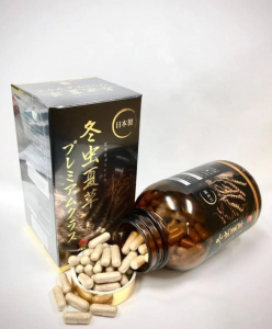 Đông Trùng Hạ Thảo Ably Touchukasou Cordyceps Capsule Nhật Bản 240 Viên