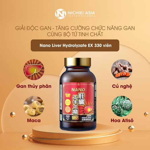 Nâng Niu Gan – Nâng Tầm Sức Khỏe Toàn Diện Cùng Nichiei Bussan Liver Extract Sperm Ex Nano
