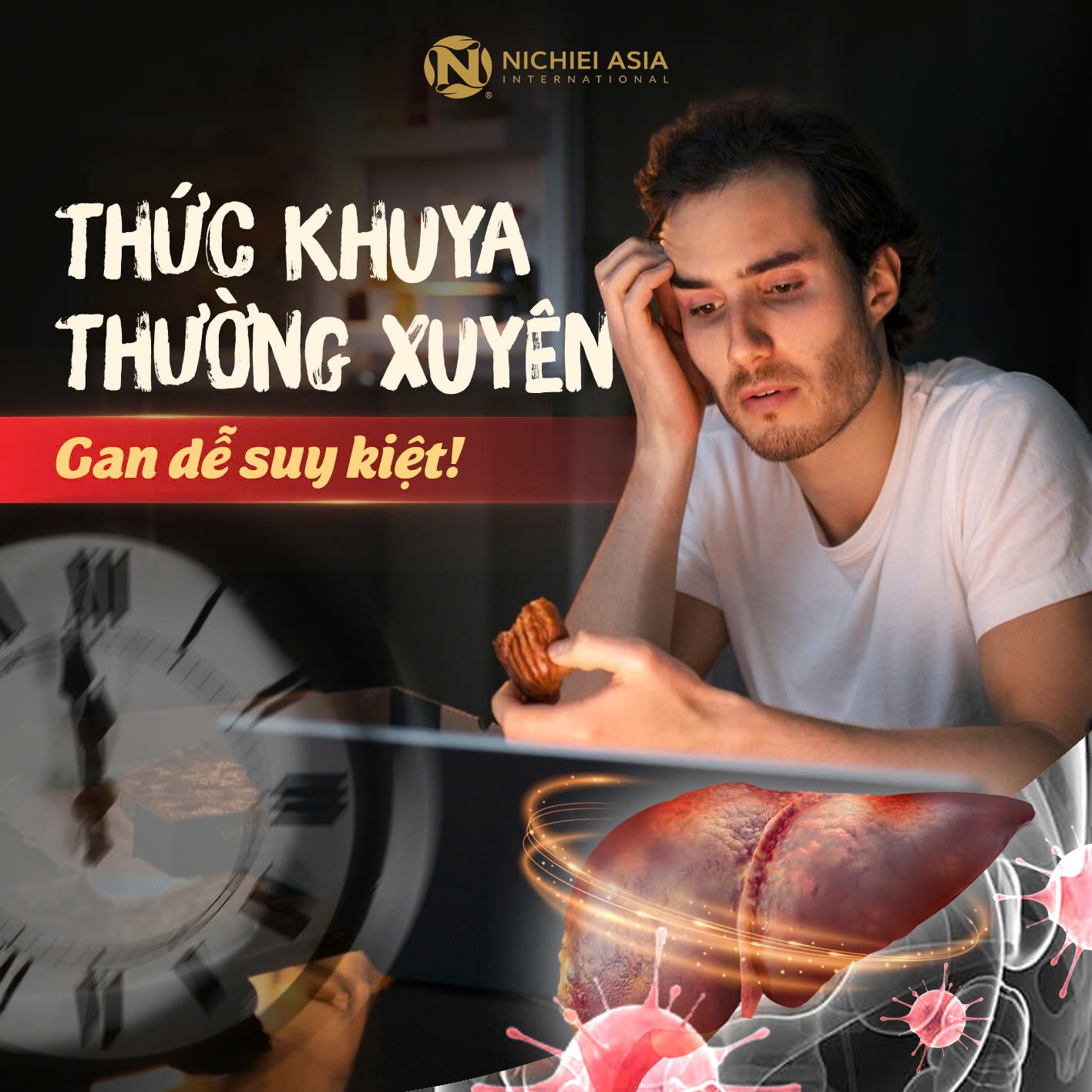 Thức Khuya Ảnh Hưởng Như Thế Nào Đến Gan? Giải Pháp Bảo Vệ Gan Hiệu Quả Bạn Cần Biết