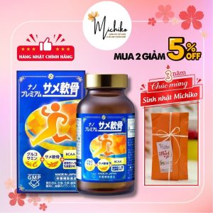 Viên Uống Sụn Vi Cá Mập Nano Premium Nichiei Bussan Nhật Bản 150 Viên