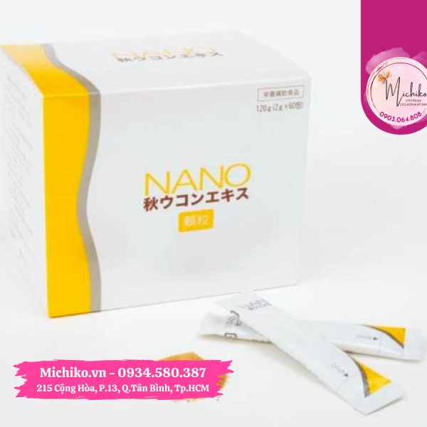 Tinh Chất Nghệ Dạng Bột Nano Aki Ukon Nhật Bản 60 Gói - Michiko.vn