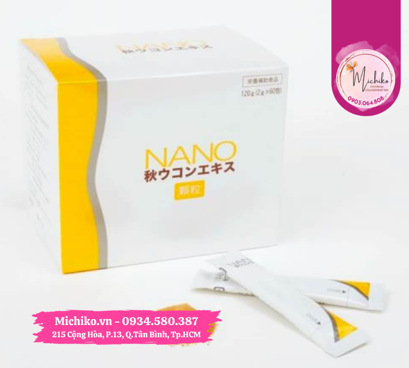 Tinh Chất Nghệ Dạng Bột Nano Aki Ukon Nhật Bản 60 Gói - Michiko.vn