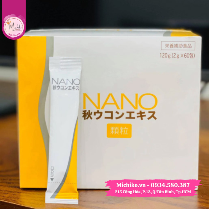 Tinh Chất Nghệ Dạng Bột Nano Aki Ukon Nhật Bản 60 Gói - Michiko.vn