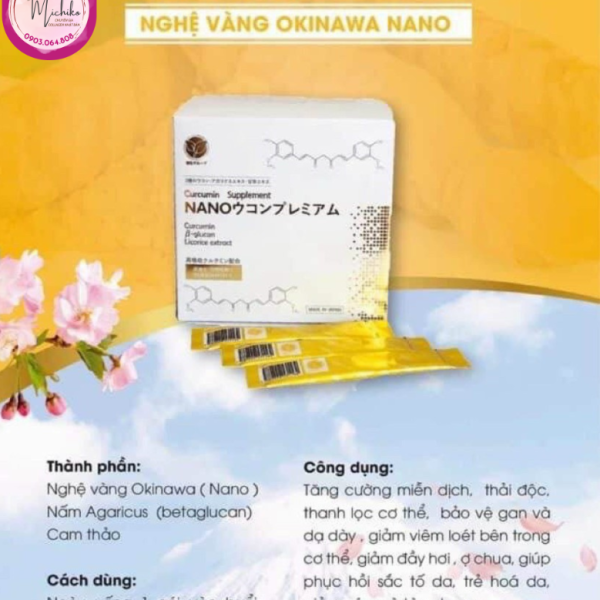 Tinh Chất Nghệ Nano Ukon Premium Nhật Bản - Michiko.vn