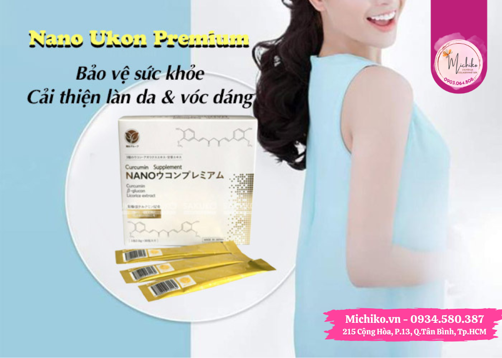 Tinh Chất Nghệ Nano Ukon Premium Nhật Bản - Michiko.vn