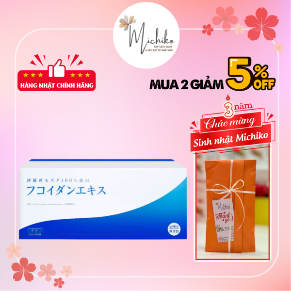 Tinh Chất Rong Nâu Fucoidan Kanehide Bio Extract 3000mg Nhật Bản - Michiko.vn