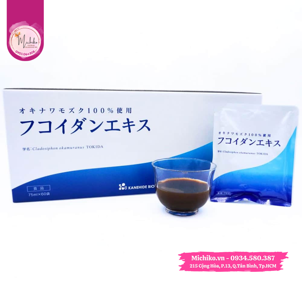 Tinh Chất Rong Nâu Fucoidan Kanehide Bio Extract 3000mg Nhật Bản - Michiko.vn