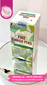 Viên Uống Bổ Não Fine Ginkgo Plus Nhật Bản - Michiko.vn