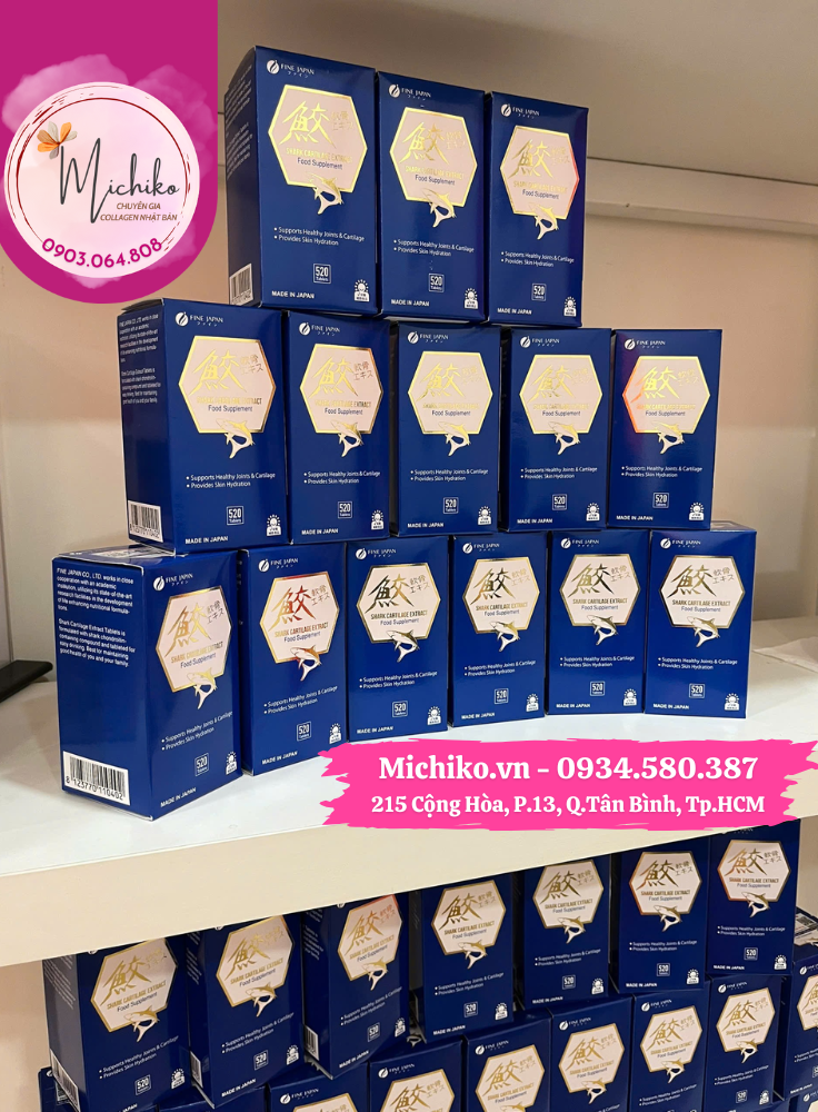 Viên Uống Bổ Xương Khớp Fine Japan Shark Cartilage - Michiko.vn