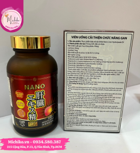 Viên Uống Giải Độc Gan Nichiei Bussan Liver Extract Sperm Ex Nano Nhật Bản - Michiko.vn