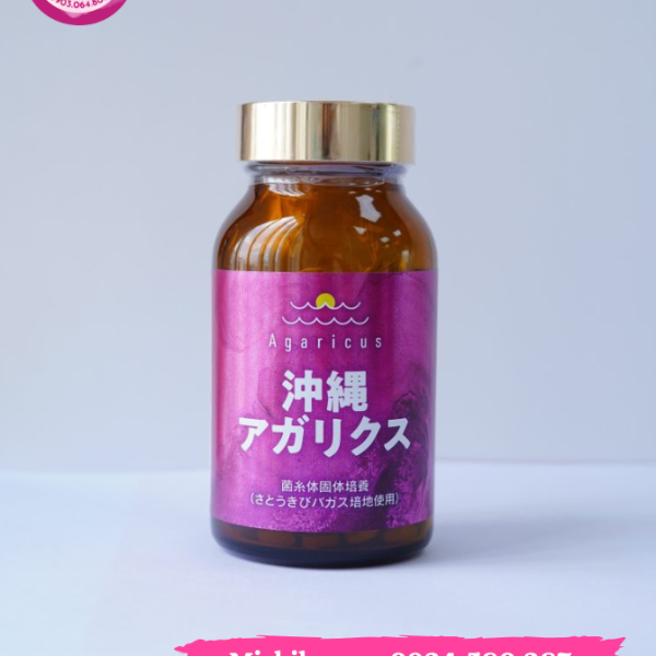 Viên Uống Hỗ Trợ Miễn Dịch Nấm Agaricus Nhật Bản 300 Viên - Michiko.vn