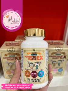 Viên Uống Phát Triển Chiều Cao Và Trí Não Nano Growth Habit EX Nhật Bản - Michiko.vn