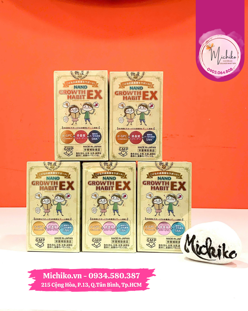 Review Viên Uống Phát Triển Chiều Cao Và Trí Não Nano Growth Habit EX Nhật Bản  – Con Cao Và Thông Minh Hơn Sau 3 Tháng