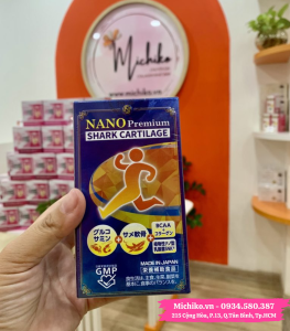 Viên Uống Sụn Vi Cá Mập Nano Premium Nichiei Bussan Nhật Bản - Michiko.vn