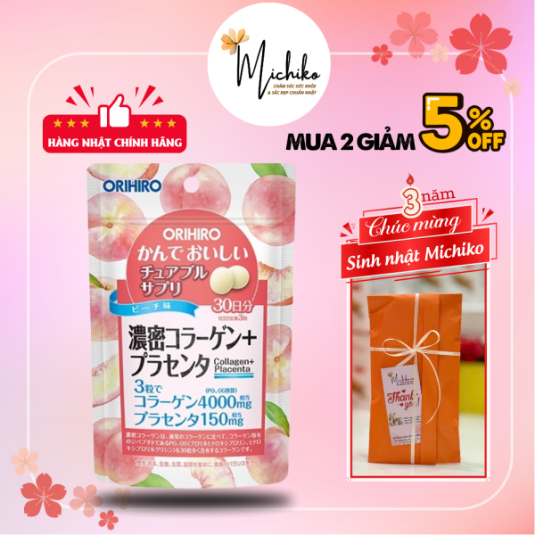 Vien-nhai-Orihiro-Collagen-Placenta-Nhat-Ban-90-Vien-Michiko.vn