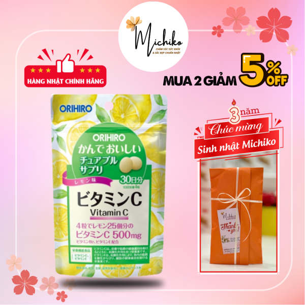 Vien-uong-Vitamin-C-Orihiro-dang-goi-120-Michiko.vn
