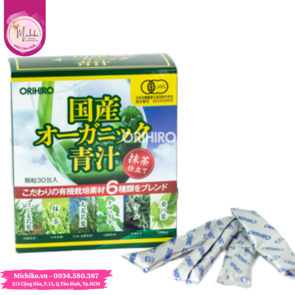 Bot-Rau-Xanh-Aojiru-Bo-Sung-Chat-Xo-Orihiro-30-goi-Michiko.vn