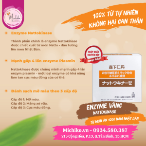 Bột Uống Ngừa Tai Biến Đột Quỵ Nattokinase Jintan Bifina Nhật Bản 60 Gói - Michiko.vn