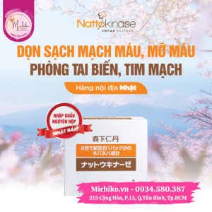 Bột Uống Ngừa Tai Biến Đột Quỵ Nattokinase Jintan Bifina Nhật Bản 60 Gói - Michiko.vn