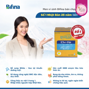Men Vi Sinh Bifina EX Hỗ Trợ Tiêu Hóa Và Đại Tràng Nhật Bản - Michiko.vn