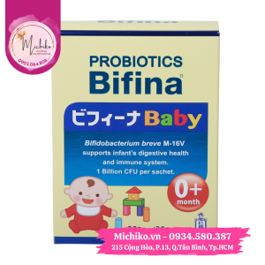 Men Vi Sinh Hỗ Trợ Tiêu Hóa Bifina Baby Nhật Bản - Michiko.vn
