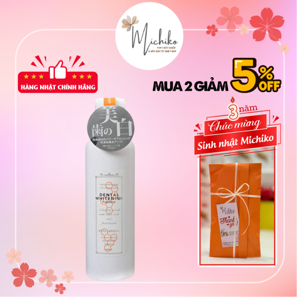 Nước Súc Miệng Propolinse Làm Trắng Răng Nhật Bản 600ml - Michiko.vn