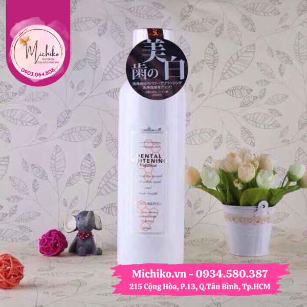 Nước Súc Miệng Propolinse Làm Trắng Răng Nhật Bản 600ml - Michiko.vn