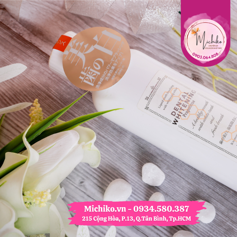 Nước Súc Miệng Propolinse Làm Trắng Răng Nhật Bản 600ml - Michiko.vn
