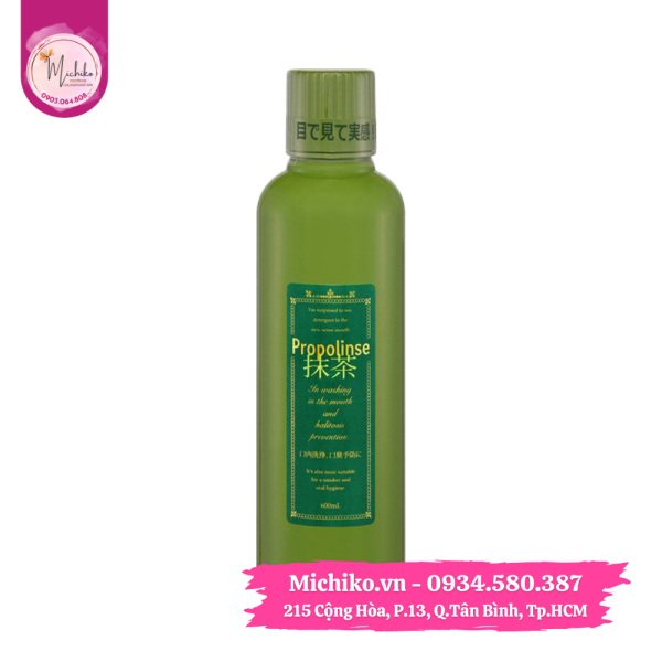 Nước Súc Miệng Propolinse Trà Xanh Nhật Bản 600ml - Michiko.vn