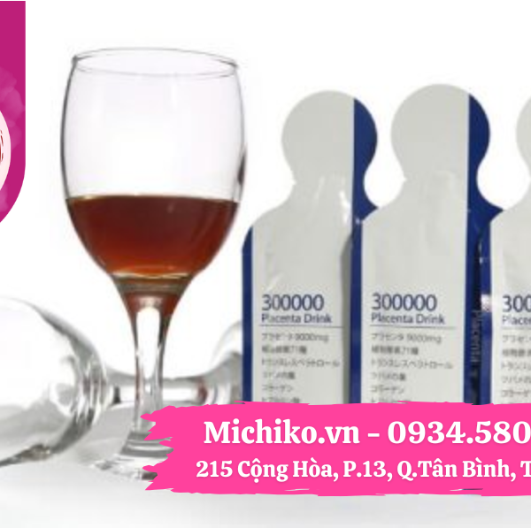 Tinh Chất Nhau Thai Heo Dr.Select Placenta 300000 Drink Nhật Bản 30 gói - Michiko.vn