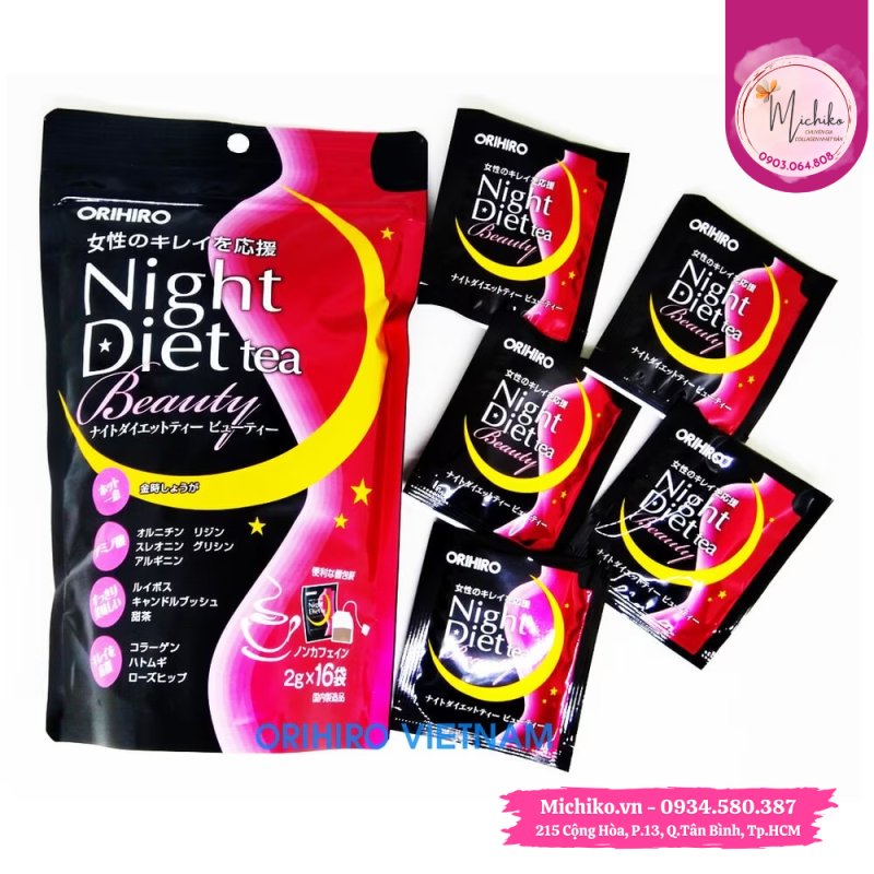 Tra-Giam-Can-Collagen-Night-Diet-Tea-Beauty-Orihiro-Goi-16-Tui-Loc-Michiko.vn
