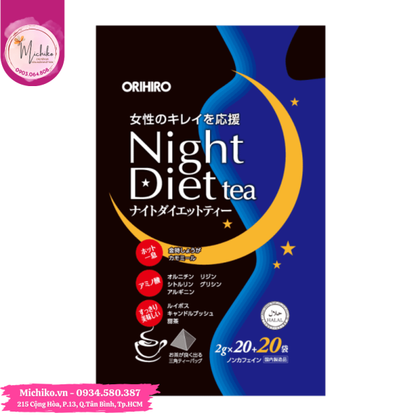 Tra-Giam-Can-Night-Diet-Tea-Orihiro-40-goi-OEM-Michiko.vn