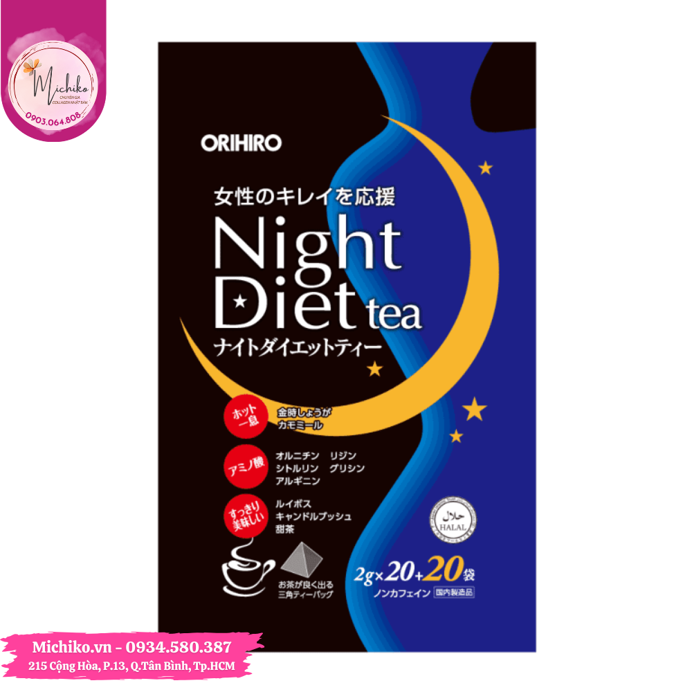 Tra-Giam-Can-Night-Diet-Tea-Orihiro-40-goi-OEM-Michiko.vn