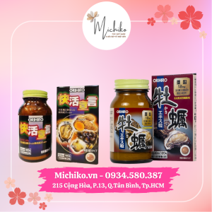 Viên Hàu Nghệ Orihiro Vivacity Nhật Bản và Viên nén Orihiro New Oyster Extract - Mchiko.vn