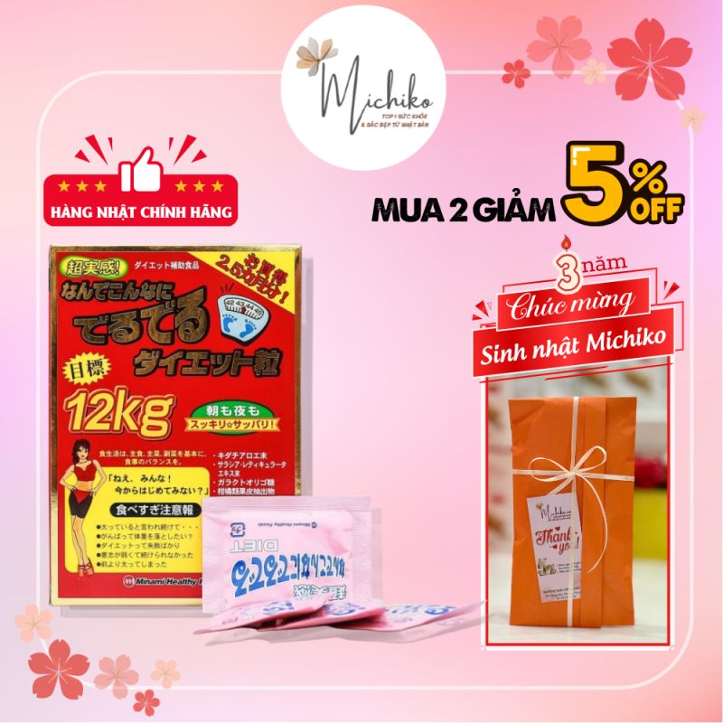 Vien-Uong-Giam-Can-Minami-Deru-12kg-Michiko.vn