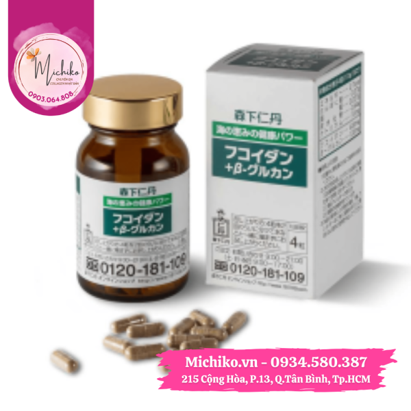 Viên Uống Hỗ Trợ Miễn Dịch Và Chống Oxy Hóa Fucoidan Jintan Nhật Bản Lọ 120 Viên-Michiko.vn