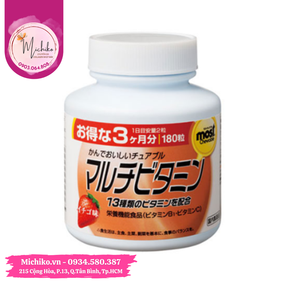 Vien-nhai-vitamin-tong-hop-vi-dau-Orihiro-Michiko
