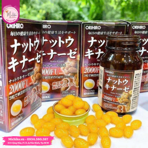 Viên Uống Nattokinase Orihiro 2000FU - Michiko.vn