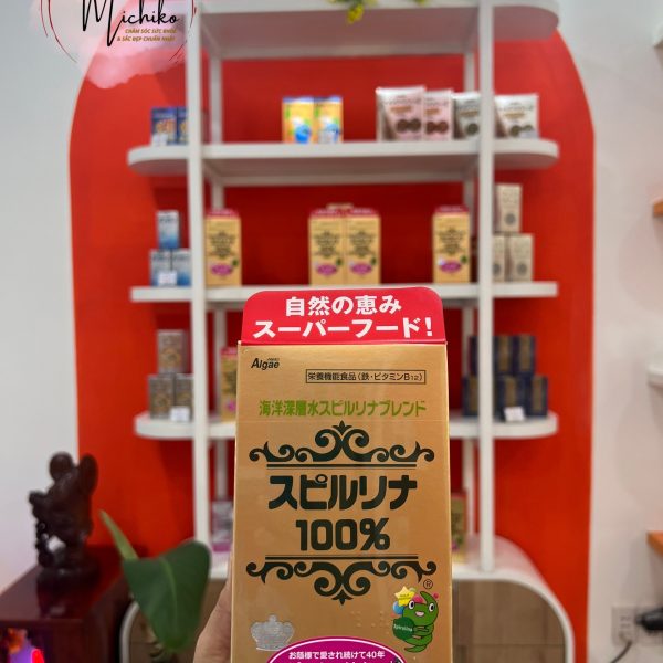 Viên uống tảo Spirulina 100% Japan Algae 2200 viên, tăng sức khỏe, cải thiện tiêu hóa - Michiko .vn