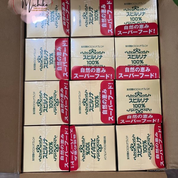 Viên uống tảo Spirulina 100% Japan Algae 2200 viên, tăng sức khỏe, cải thiện tiêu hóa - Michiko .vn