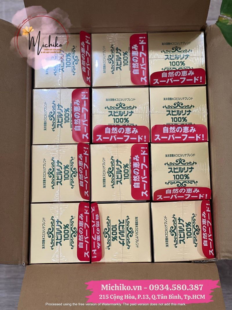 Viên uống tảo Spirulina 100% Japan Algae 2200 viên, tăng sức khỏe, cải thiện tiêu hóa - Michiko .vn