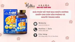 Giải Pháp Hỗ Trợ Đau Nhức Xương Khớp Cho Dân Văn Phòng Và Người Trung Niên