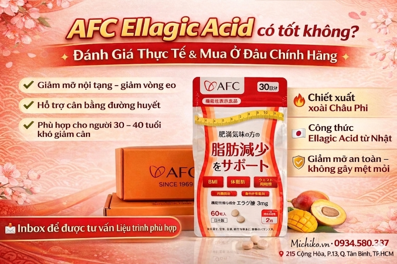 AFC Ellagic Acid Có Tốt Không? Đánh Giá Thực Tế Và Mua Ở Đâu Chính Hãng